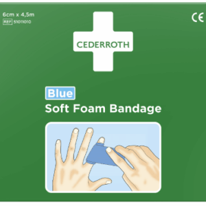 Plåster Cederroth Soft Foam Bandage Blue