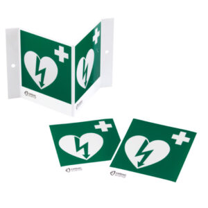 AED-skylt 3D ILCOR