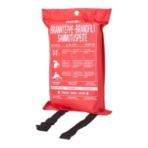 Brandfilt Nordic 120 x 120 cm, mjuk väska