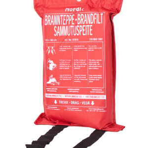 Brandfilt Nordic 180 x 120 cm, mjuk väska