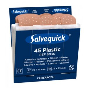 Salvequick Plastplåster 6x45 st
