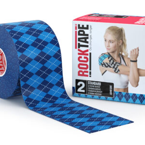 Rocktape Kinesiologitejp - Blue Argyle (5cm x 5m)