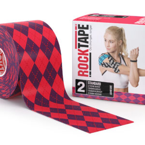 Rocktape Kinesiologitejp - Pink Argyle (5cm x 5m)
