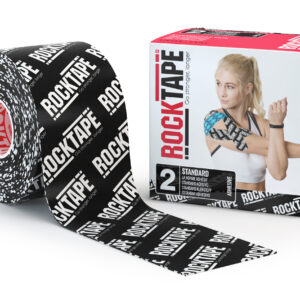 Rocktape Kinesiologitejp - Black Logo (5cm x 5m)